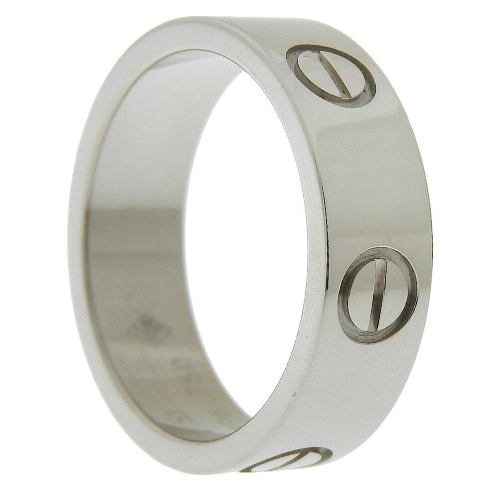 CARTIER Love Ring B4084700 K18 White Gold No. 10.5 Women's S - Picture 3 of 6